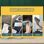 Kitchen Towels, Special Fish Scale Cloth for Glass Cleaning, 10 Pieces 30 * 40 cm